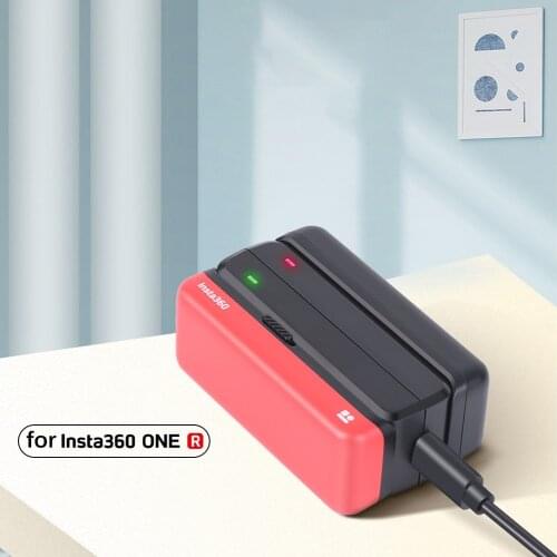 Insta360 ONE R Battery Base Fast Charge Hub and 2 Types Dual Charger For Insta360 One R Camera Accessories