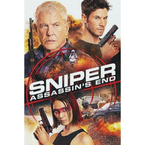 D0878 Sniper Assassins End Movie Silk Fabric Poster Art Decor Indoor Painting Gift