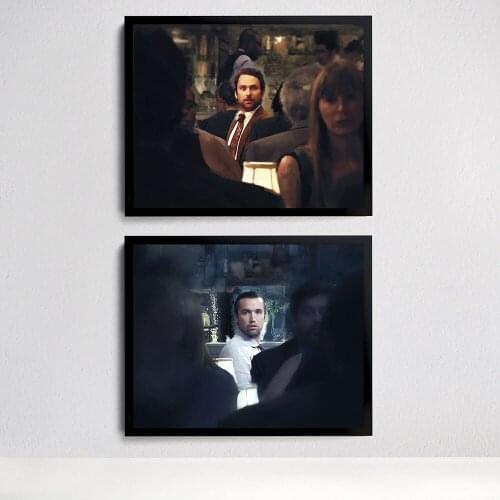 Nordic Character Always Sunny Canvas Painting Retro Poster Wall Art Print Pictures for Bedroom Living Room Decor Home Decoration