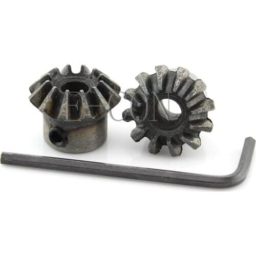 1pcs 1.5M12T 6mm Width Metal Umbrella Bevel Gear Helical Motor Gear 12 Tooth 6mm/8mm Bore