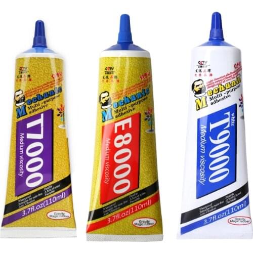 MECHANIC 110ml T7000 T9000 E8000 Epoxy Resin Liquid Adhesive Glue Transparent Black White Multi- purpose adhesive