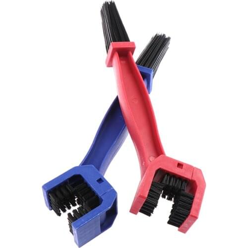 Motorcycle Chain Cleaner Plastic Bike Bicycle Moto Brush Cycling Clean Chain Cleaner Outdoor Scrubber Tool for Road MTB