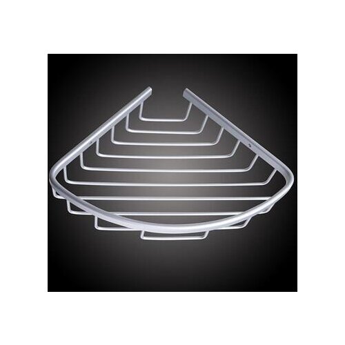 Space Aluminum wall mounted bathroom shelves, Single tier corner shelf rack, Kitchen storage shelves baskets, Free shipping