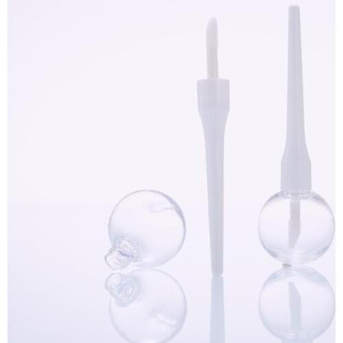 50pcs Lollipop empty lip gloss tube lip glaze lipstick tube transparent lipgloss tube cosmetic packaging material wholesale