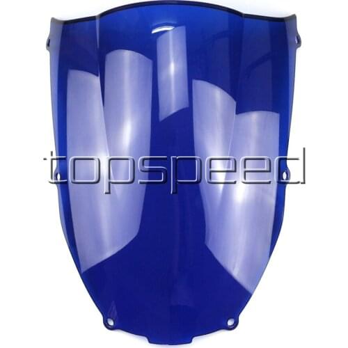 Motorcycle Windshield Windscreen For Kawasaki Ninja ZX6R 2000 2001 2002 Blue