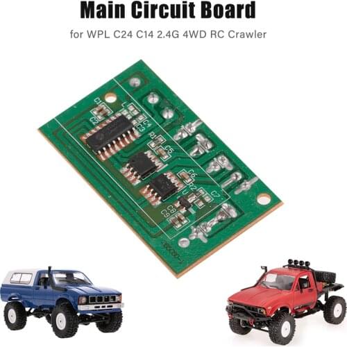 High Quality Metal Main Circuit Board Spare Parts Replacement for WPL C24 C14 2.4G 4WD RC Crawler RC Car Part Accessories