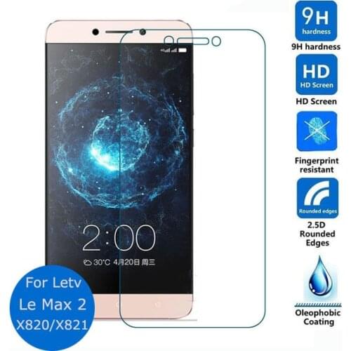 0.26mm Explosion-proof Front LCD Tempered Glass Film for LeEco Letv Le Max 2 X820 Screen Protector pelicula de vidro