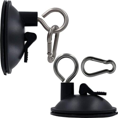 2 pack, Industrial-Strength Suction Cups Hook kit for Dog Bathing Restraint, Pet Grooming, Pets Shower Tether Straps - hold your