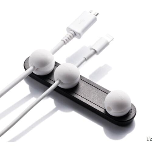 20 Pcs Magnetic Cable Clip Desktop Tidy Cable Organizer Cable Management Protector USB Charger Cable Holder