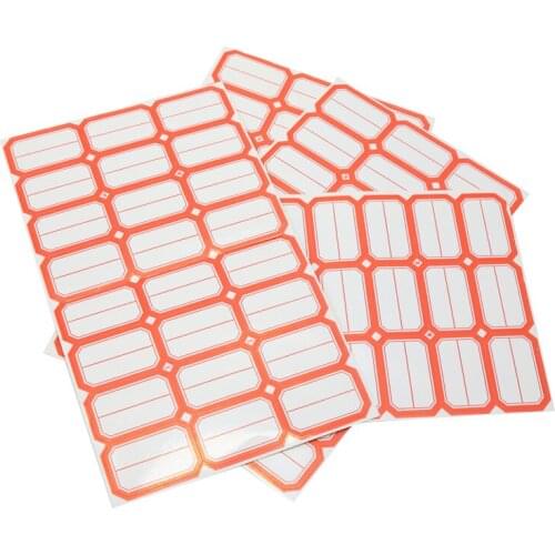 4 Sheets/96pcs Self Adhesive Price Labels Name Labels Supermarket Price Blank Label Price Labeller Useful Grocery Tags