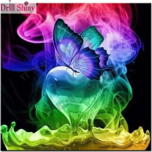5D Diy Daimond Painting Butterfly 3D Diamond Painting 100% Full square Rhinestones Diamond Embroidery cross stitch Decor Gifts