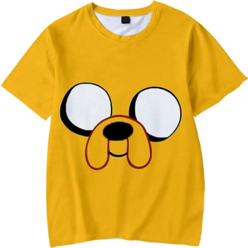 Adventure Time with Finn and Jake 3D T-shirt 2021 New Hot Sale Boy Tshirt Casual Bottoming T shirts Tee Novelty Luxury Harajuku