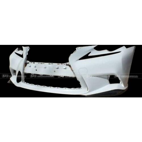 Car Accessories For Lexus IS250 IS350 F Sports 14-16 Carbon Fiber JDM Style Front Lip 2pcs Fibre Trim(F-sport front bumper only)