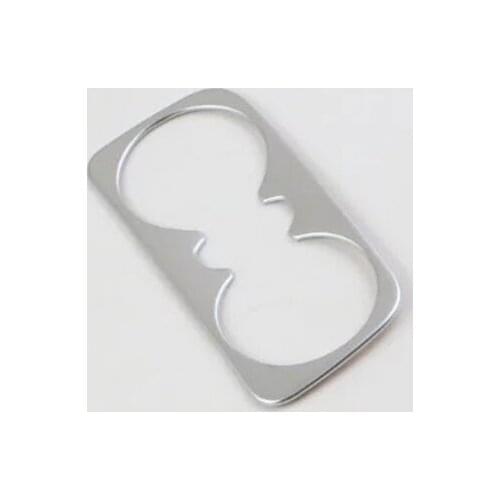 Car-styling Car Interior Accessories Chrome front + rear Cup Cover car cover For Audi Q7 2016