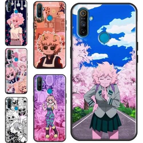 Ashido Mina My Hero Academia Case For OPPO Realme GT Neo Q3 6 7 8 Pro C3 C11 C15 C21 OnePlus 9 Pro 8 Pro 9R 7T 8T Cover