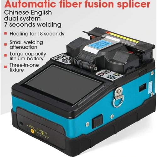 COMPTYCO FTTH Fiber Optic Welding Splicing Machine Optical Fiber Fusion Splicer FS-60F