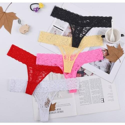 L XL XXL XXXL adjusted Sexy cozy Lace Briefs g thongs Underwear Lingerie for women 1pcs zx1041