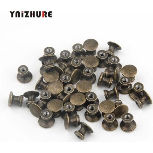 10pcs 12 * 11mm Special Offer Sale Furniture Handles Puxadores Diameter Mini Hole Handle Small Drawer Antique Tiradores Puertas