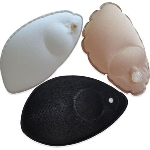 2Pairs Inflatable Air Pads Adjustable Breast Enlargement Pads Chest Enhancers With Retail Packing Inflated Padding For Bikini