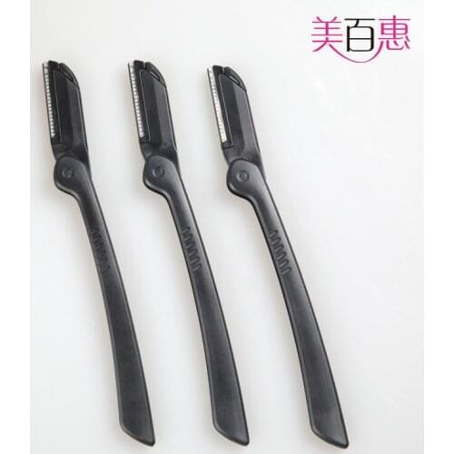 Eyebrow Knife Scraping mei mao dao Safety Folding Portable Eyebrow Scraper Blades Useful Product mei mao dao