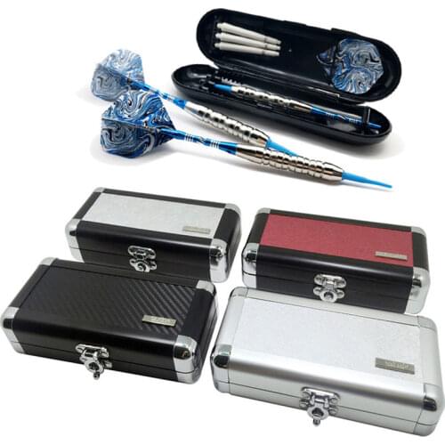 Professional Portable Aluminum Darts Box Dart Carry Case Holder Storage for Soft Darts /Hard Darts High Quality