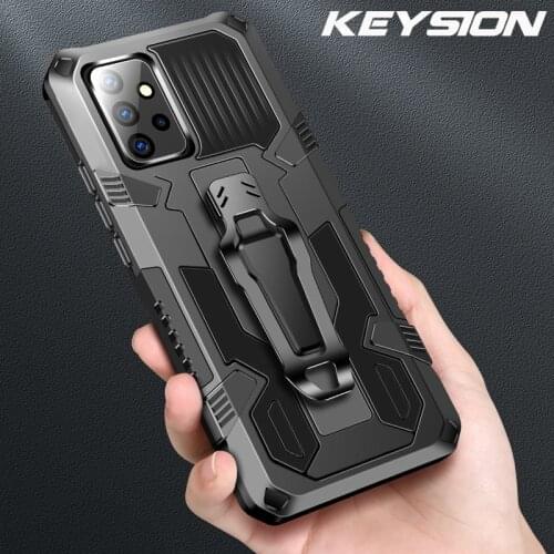KEYSION Shockproof Case for Samsung A52 5G A72 A42 A32 A12 A02S Silicone Phone Back Cover for Galaxy S21 Ultra S20+ Note 10 Plus