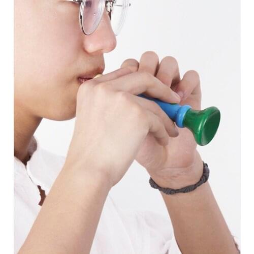 Early Education Music Tool Wooden Horn Hooter Trumpet Musical Instrument Toy for Kids Children