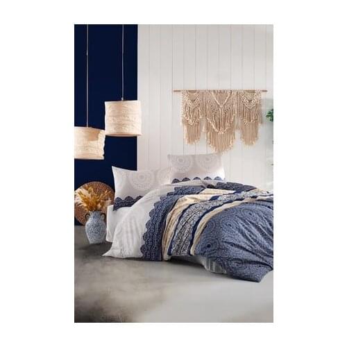 Soho design double sıze 200x220cm beddıng set 4 PCS 100% Ranforce cotton