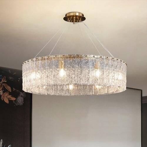 Chandelier modern home decor round hanging lamp dining living room decoration suspension luminaire bedroom Interior lighting