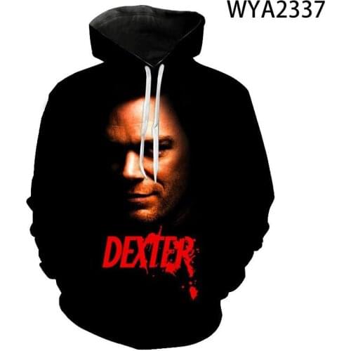Dexter 3D Printed Hoodies Long Sleeve Men Women Children Fashion Pullover Sweatshirts Streetwear Boy Girl Kids Clothes 3D Jacket