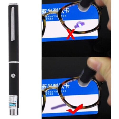 1PCS Anti Blue Light Glasses Test Pen Teaching Flashlight Cat Catch The Beam Light