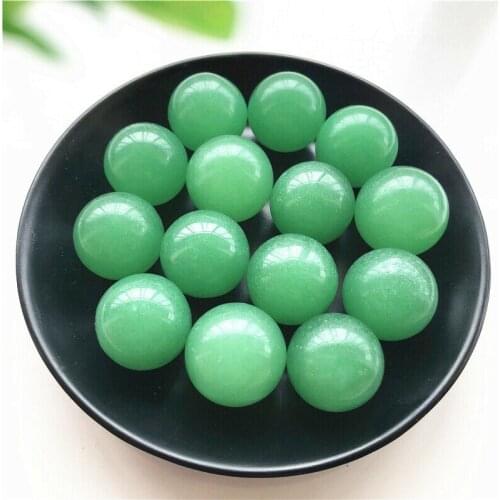 1PC Artificial Color Green Aventurine Jade Quartz Crystal Sphere Ball+Stand Healing Decoration Stones and Crystals