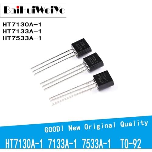 10PCS/LOT HT7130A-1 HT7133A-1 HT7533A-1 HT7130A HT7133 HA7533 TO-92 TO92 Triode Transistor New Original Good Quality Chipset