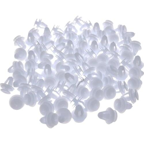 100pcs 8mm Universal Plastic Car Panel Interior Door Card Lining Trim Clips Buckles