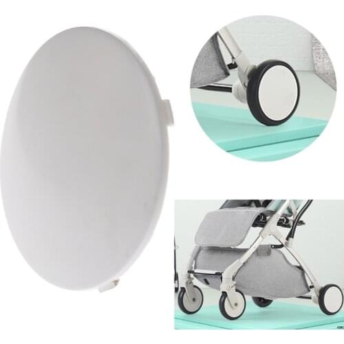 2019 New Back Wheel Cover Baby Stroller Pushchair Accessories White Cover