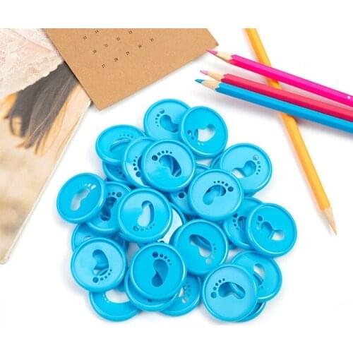 35MM Loose Leaf Binder Discs Mushroom Hole Binding Buckle Disc Clip Binder Ring Discs for Notebook School&Office Accessories