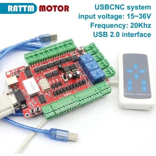 4 Axis USB CNC breakout board interface board controller USBCNC with Handle control USB port