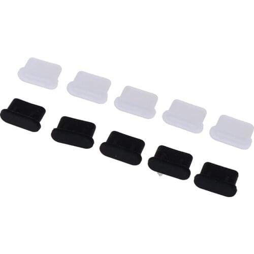 5pcs Dustproof Cover Cap Jack Charger Plug USB Type-C Port Anti-dust plug For Mobile Phone