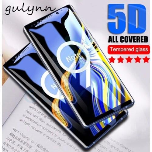 5D Curved Edge Tempered Glass For Samsung Galaxy A8 A6 J4 J6 Plus J3 J5 J7 J530F J330F A51 A71 A3 A5 A7 Cover Screen Protector