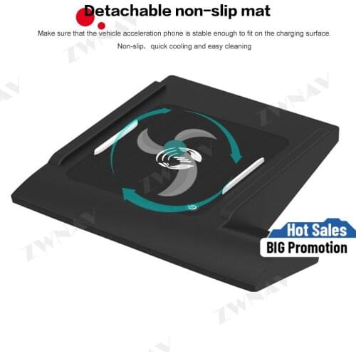 QI car wireless charger For Volkswagen Golf 7 2017-2018 Infrared Fast Wireless Charging Car Phone Holder for iphone/Samsung