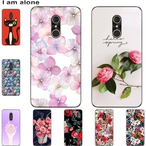 I am alone Phone Case For Alcatel A3 Plus 5011A PIXI4 5 4G 5045[DX] U5 4G Bags Fashion Color Cute Cartoon Printed Paint Mobile