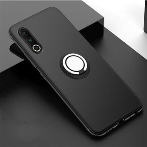For Meizu 16T M928Q Case Luxury Finger Ring Holder Back Soft TPU Drop-proof Case for Meizu 16th 16 16th Plus 16S 16X M6T 16XS