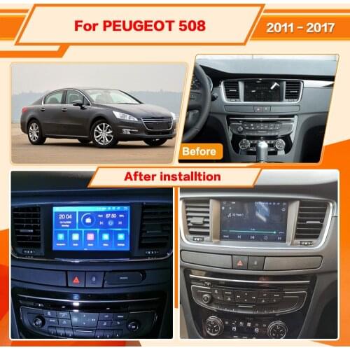 64GB For PEUGEOT 508 2011 2012 2013 - 2017 Car Stereo Multimedia Player Android GPS Navi Auto Audio Radio Carplay PX6 Head Unit