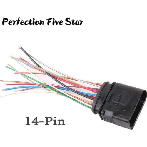 For VolksWagen Beetle 2012 2013 2014 2015 2016 Golf 2010-2014 Jetta 2009 2010 2013 2014 14 Pin Connector Plug Housing 3C0973837