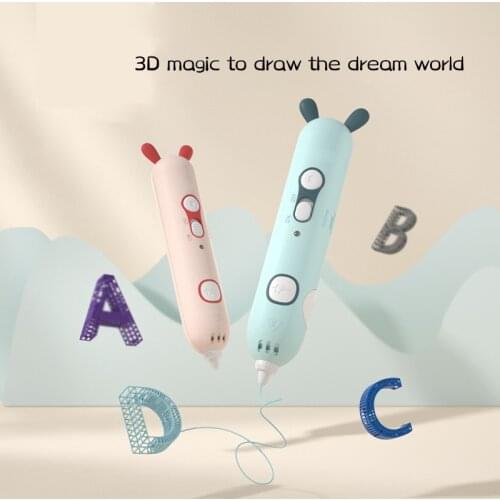 Doodle Painting Rechargeable DIY Children Puzzle 3D Printing Drawing Pen Is Safe Healthy And Environmentally Friendly