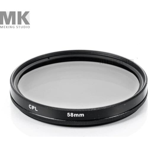 Meking Camera Lens Filter 52mm 58mm 62mm 67mm 72mm 77mm 82mm CPL Circular Polarizer DSLR Accessories for Canon Pentax Nikon Sony