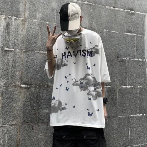 Women Men New White Blue T-shirt Women Summer Tshirt Japanese Studemts Cool Kpop Streetwear Casual T Shirt Female Male Tee