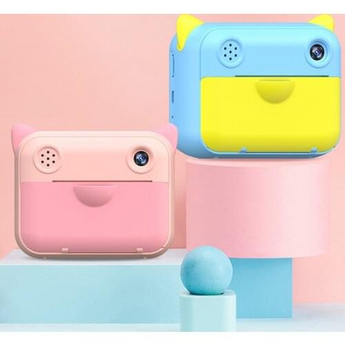 Instant Print Camera For Kids 1080P HD Digital Camera With Photo Paper Child Toys Camera Birthday Gift For Kids