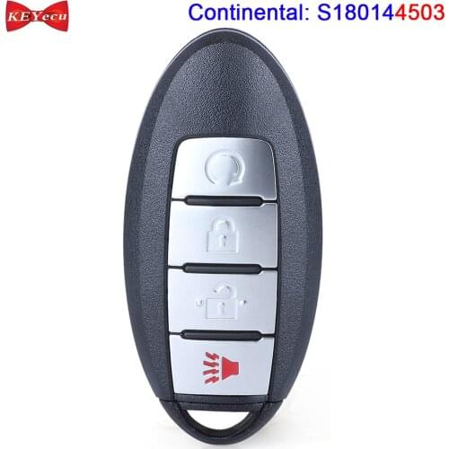 KEYECU for Nissan Kicks 2018 2019 2020 Smart Keyless Remote Key Fob S180144503 KR5TXN3 433.92MHz 4A Chip