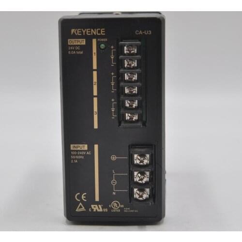 KEYENCE CA-U3 vision system DC 24V power supply